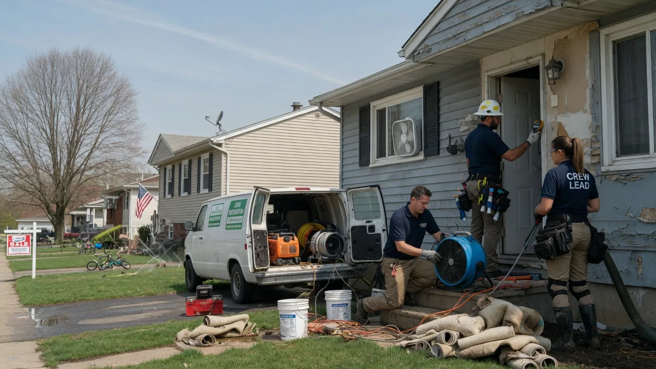 Flood Cleanup in Larwill, IN near me